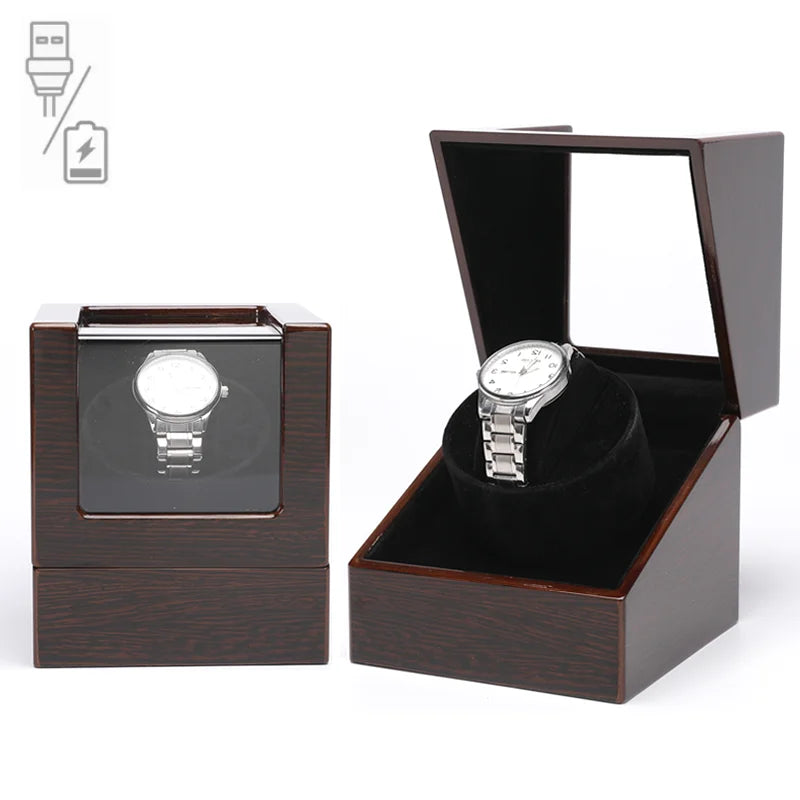 Luxmency™ Luxury Automatic Watch Winder in Wood – For you in